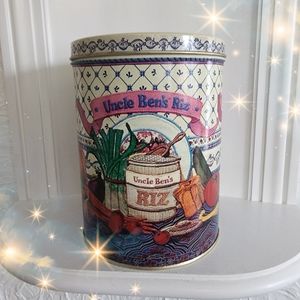 Vintage UNCLE BEN'S RICE Storage Container, mint condition